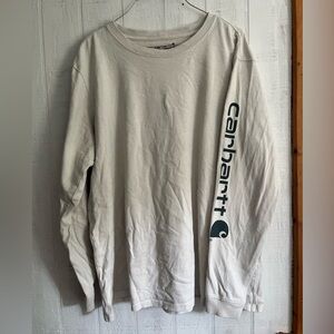 Carhartt Women's Loose Fit Heavyweight Long Sleeve Work Shirt - Malt - XL